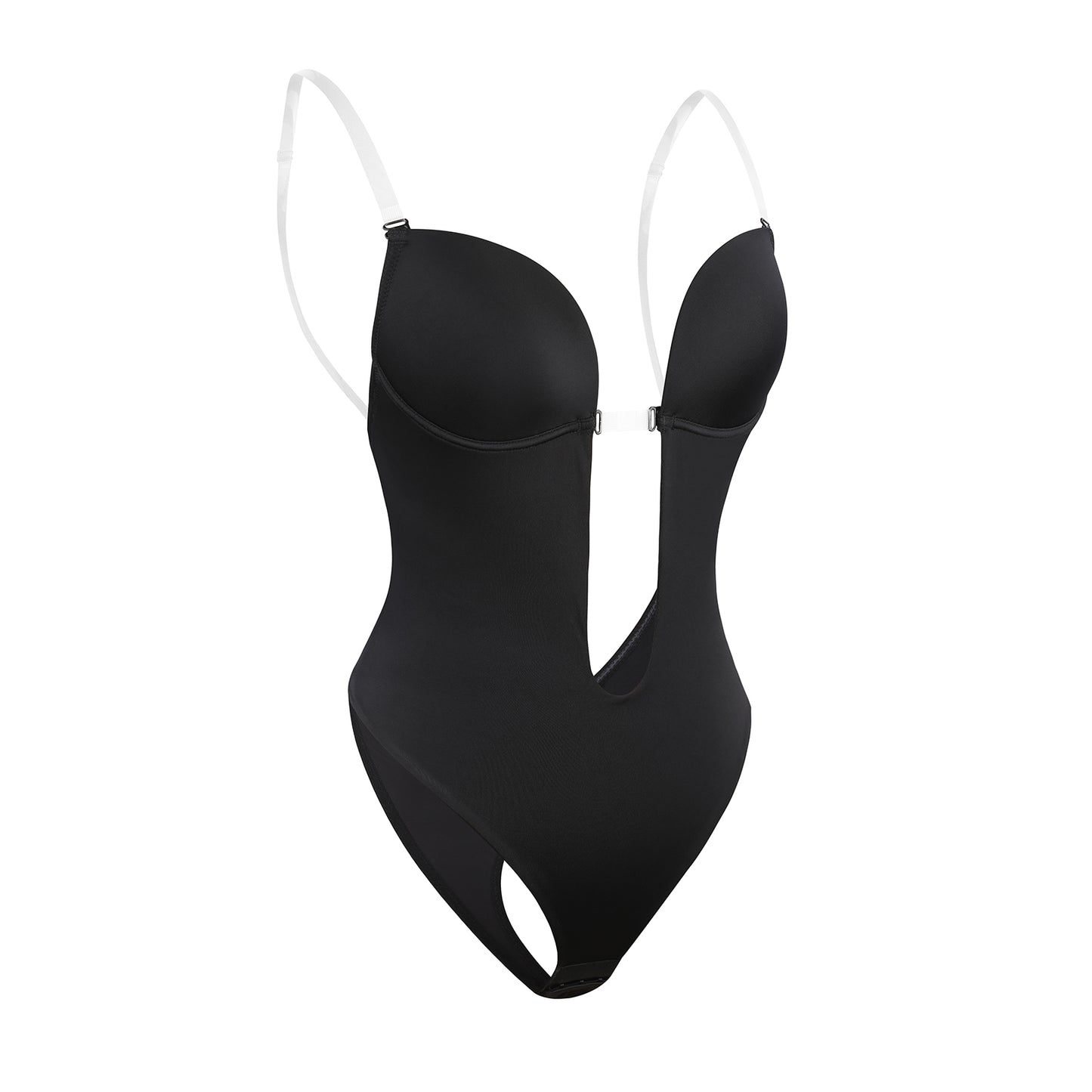 Body modellante schiena scoperta spalline trasparenti