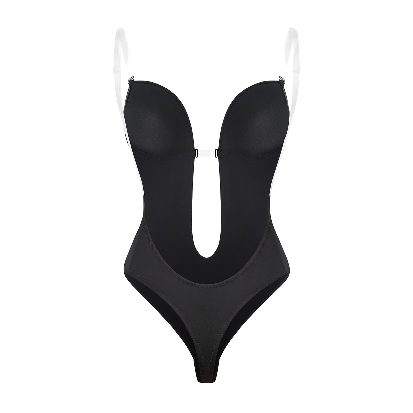 Body modellante schiena scoperta spalline trasparenti