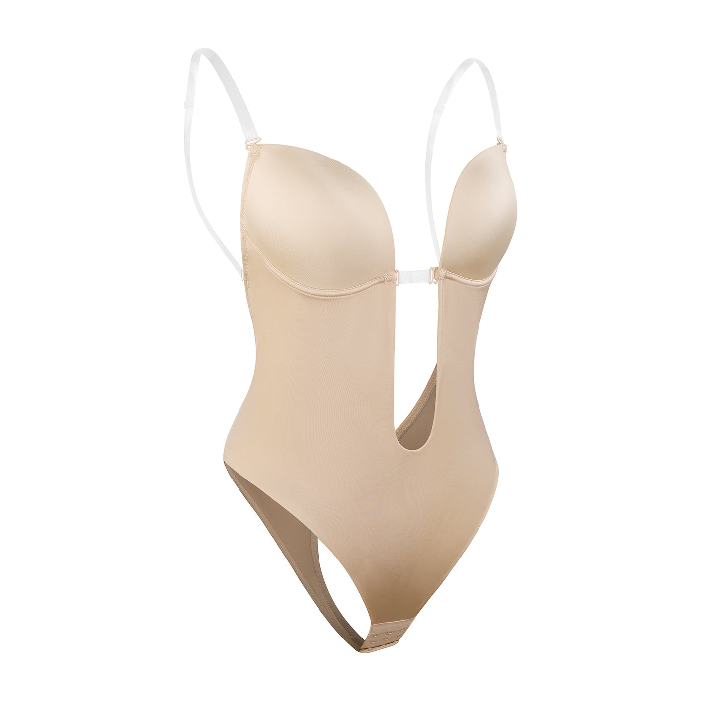 Body modellante schiena scoperta spalline trasparenti
