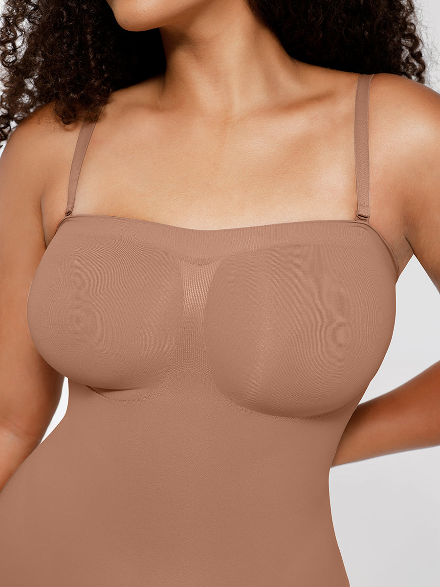 Sottoveste modellante con spalline rimovibili