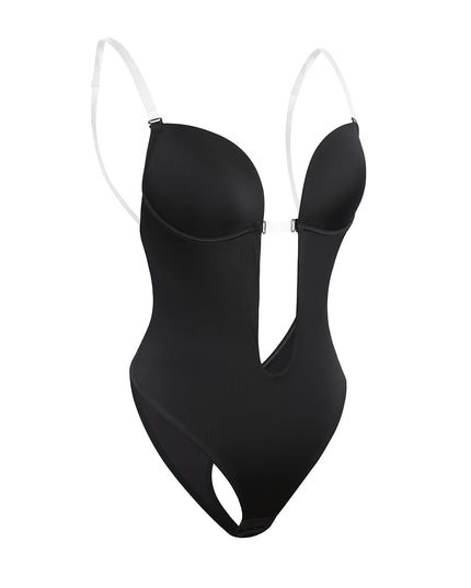 Body modellante schiena scoperta spalline trasparenti