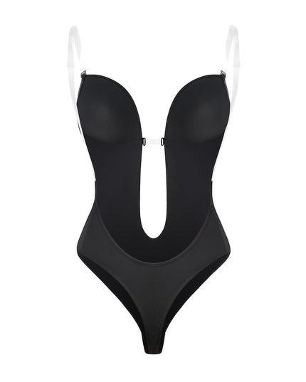 Body modellante schiena scoperta spalline trasparenti