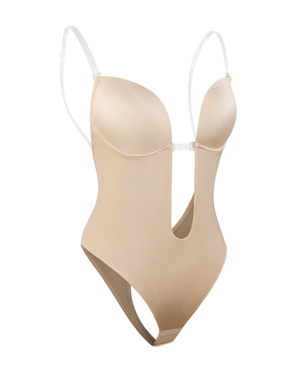 Body modellante schiena scoperta spalline trasparenti