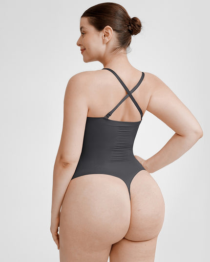 Body modellante con spalline rimovibili