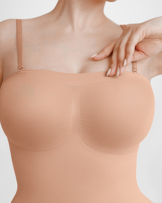 Body modellante con spalline rimovibili
