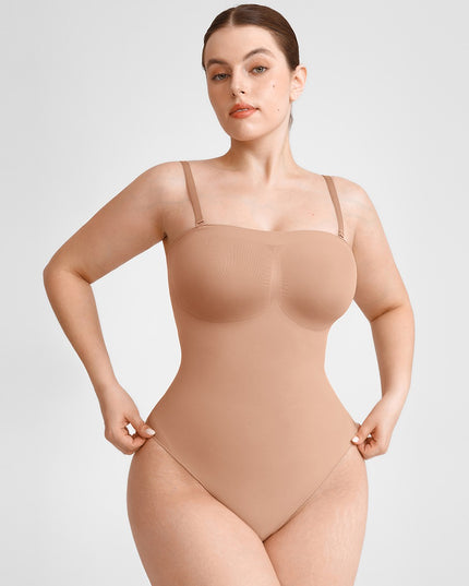 Body modellante con spalline rimovibili