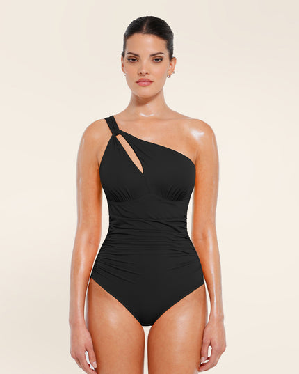 Costume da bagno modellante intero monospalla