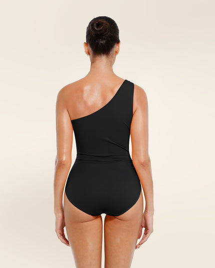 Costume da bagno modellante intero monospalla